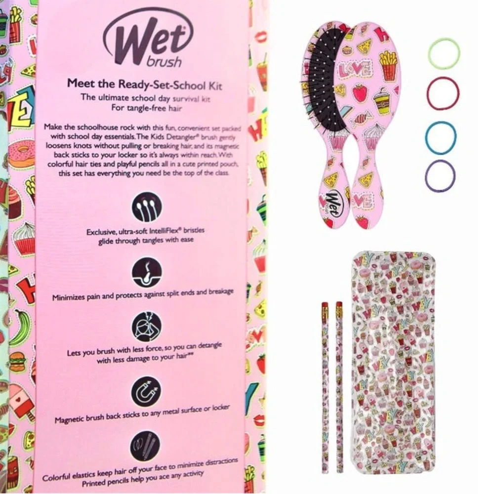 Wet Brush Ready Set School Kit - 4pc